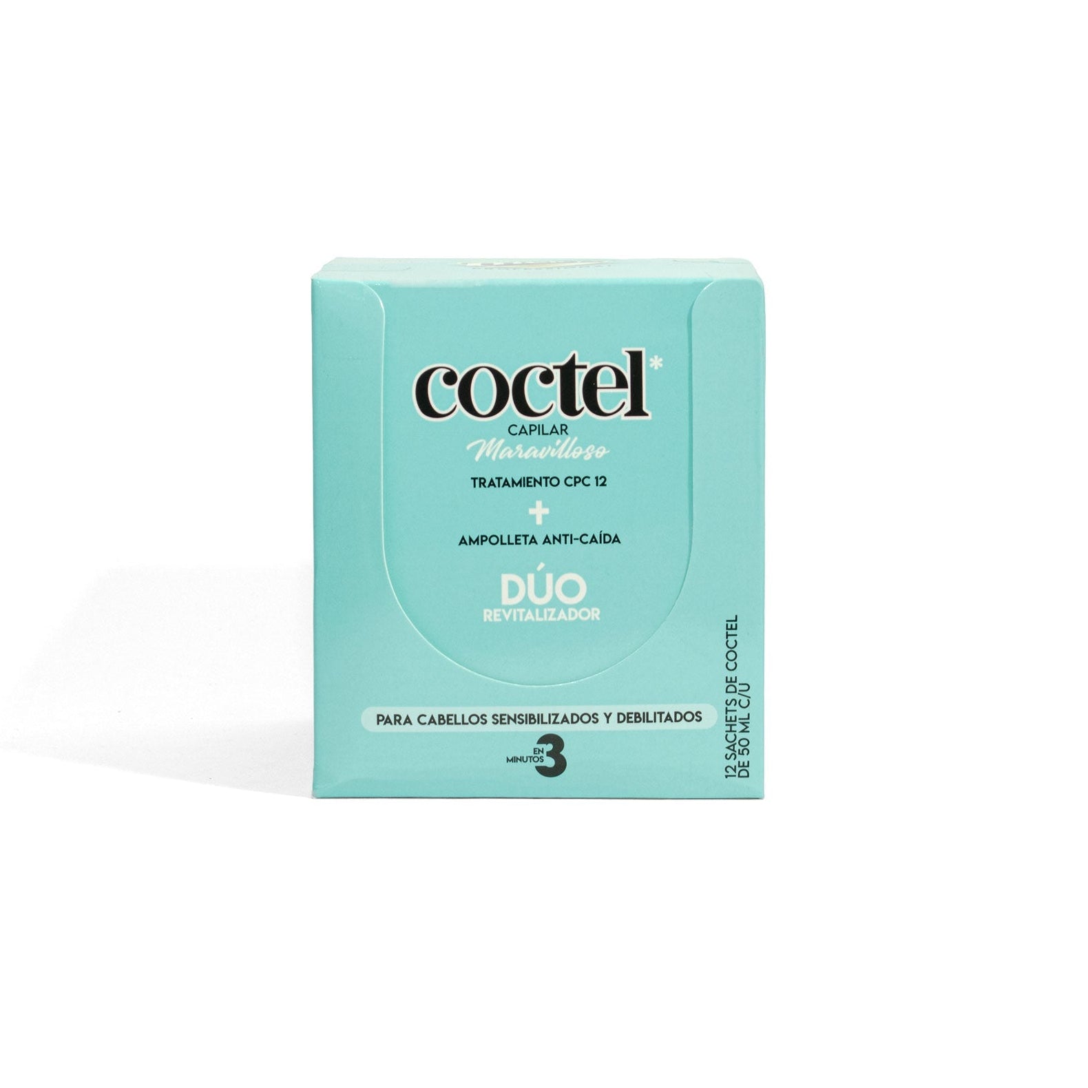 Coctel Revitalizador Anticaída Display x12 unidades Meicy's