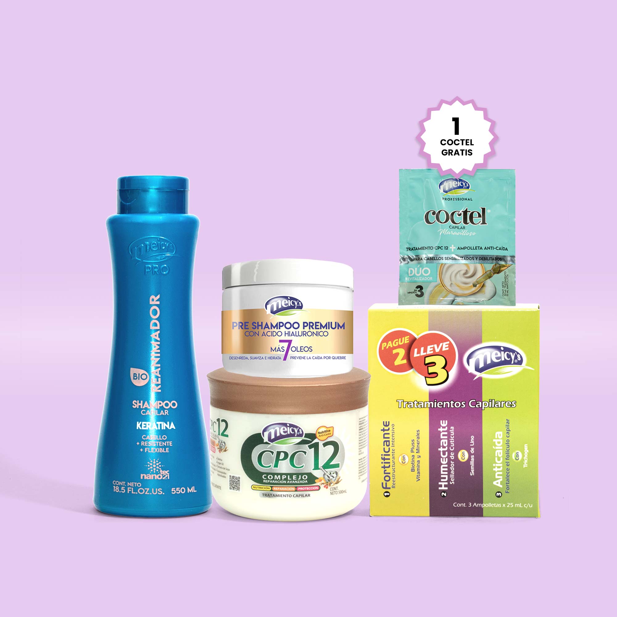 Kit Nutrición Intensiva Meicy's