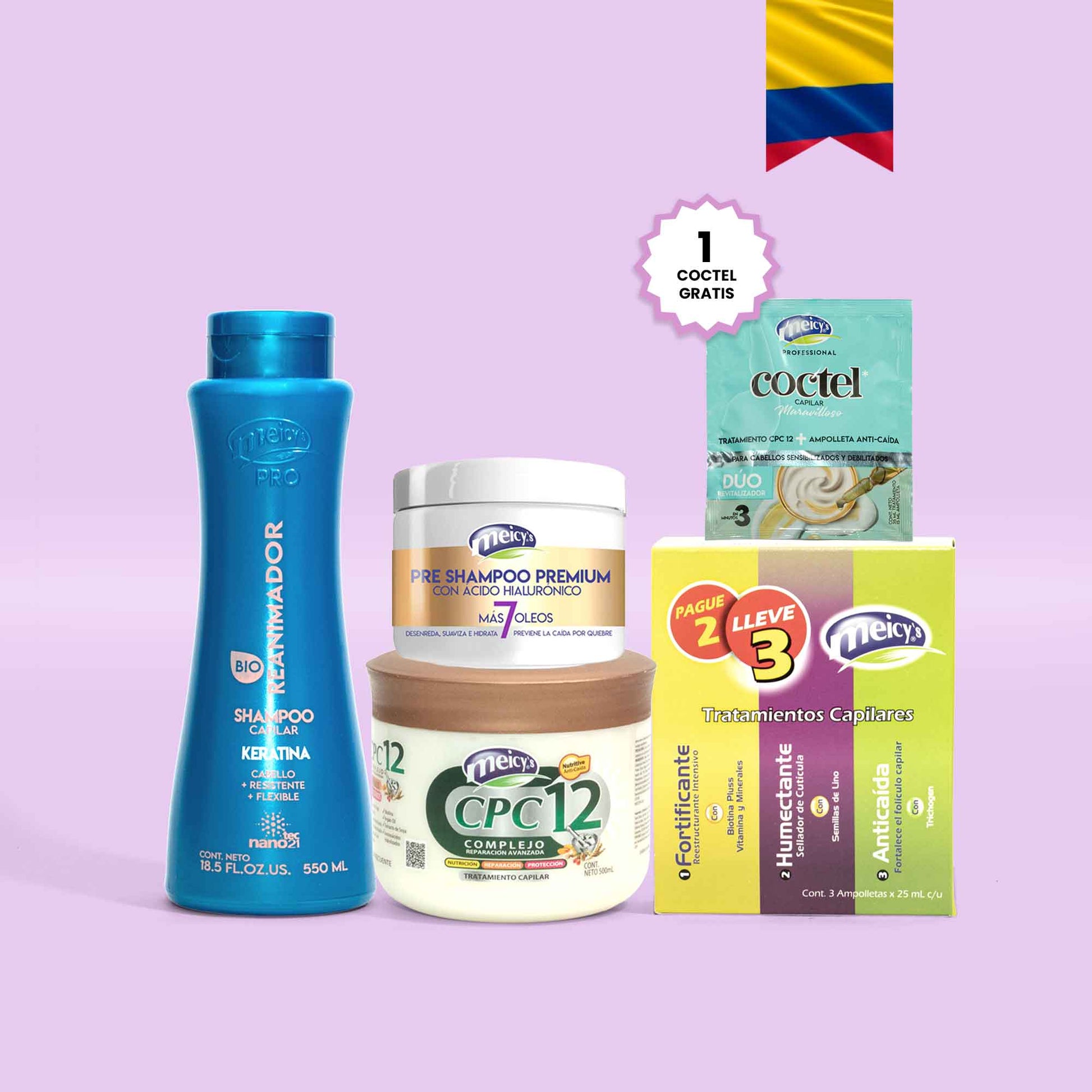 Kit Nutrición Intensiva Meicy's