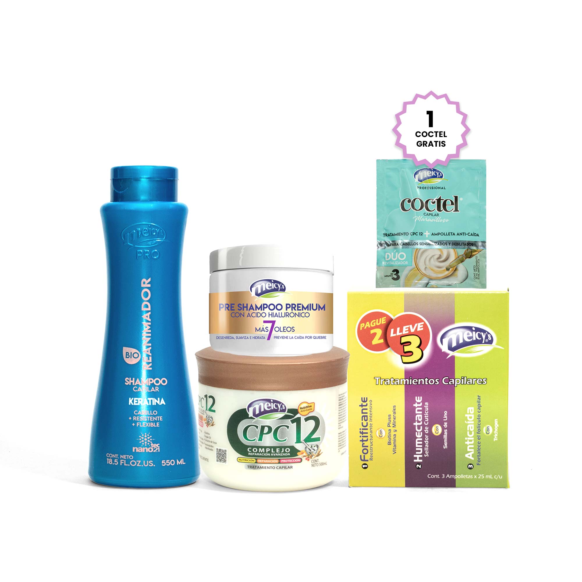 Kit Nutrición Intensiva Meicy's