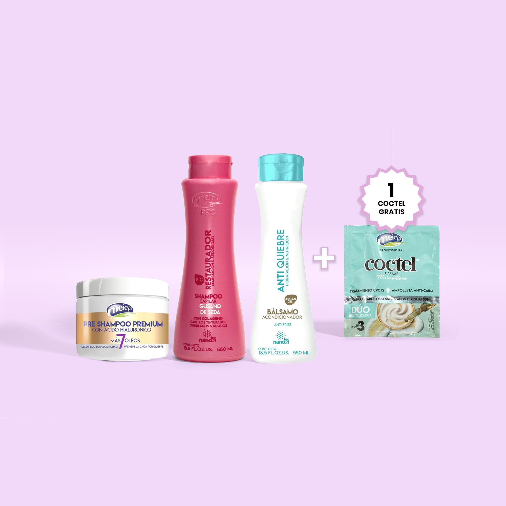 Kit Restaurador Meicys x1350ml