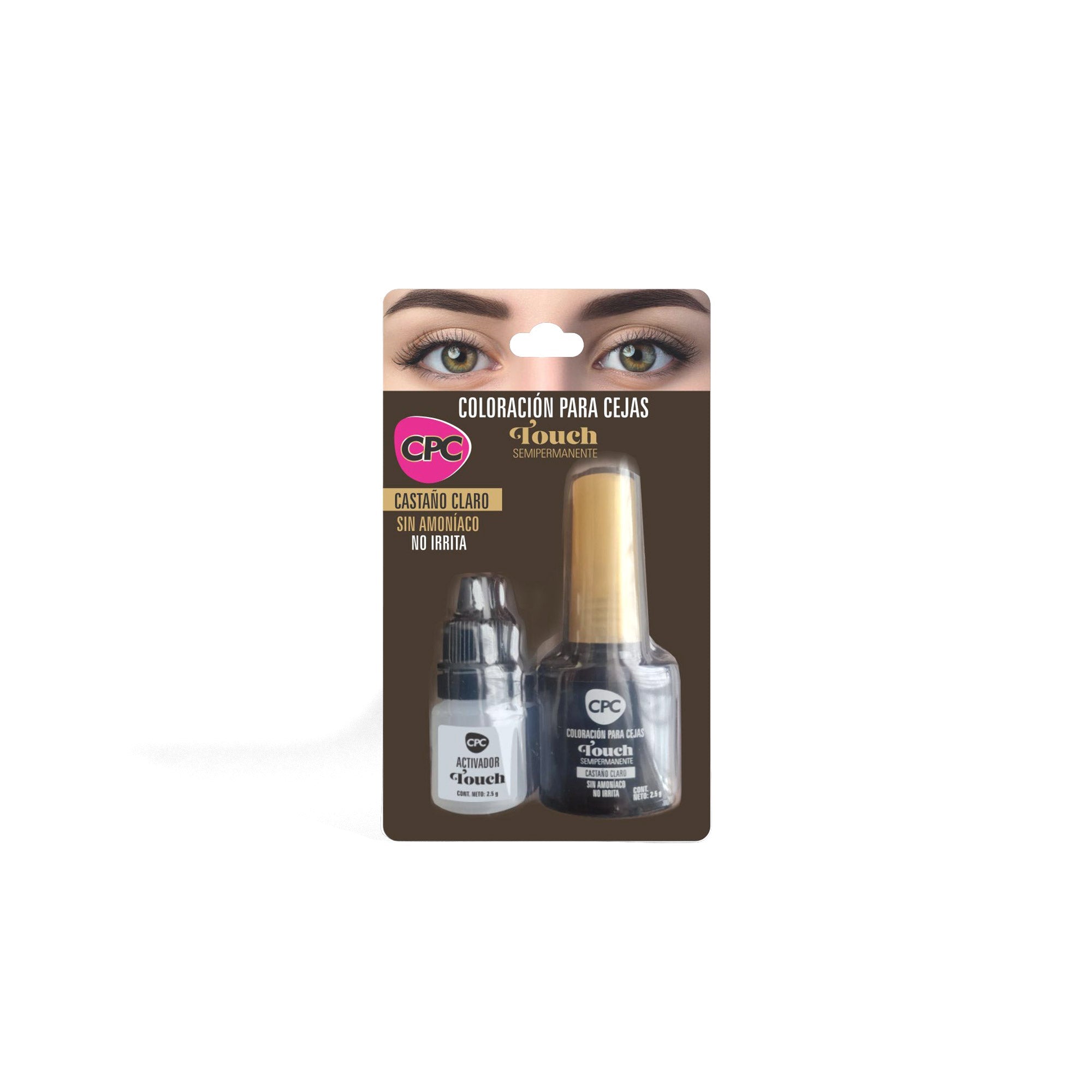 Kit Tinte para Cejas Castaño Claro x4.5ml