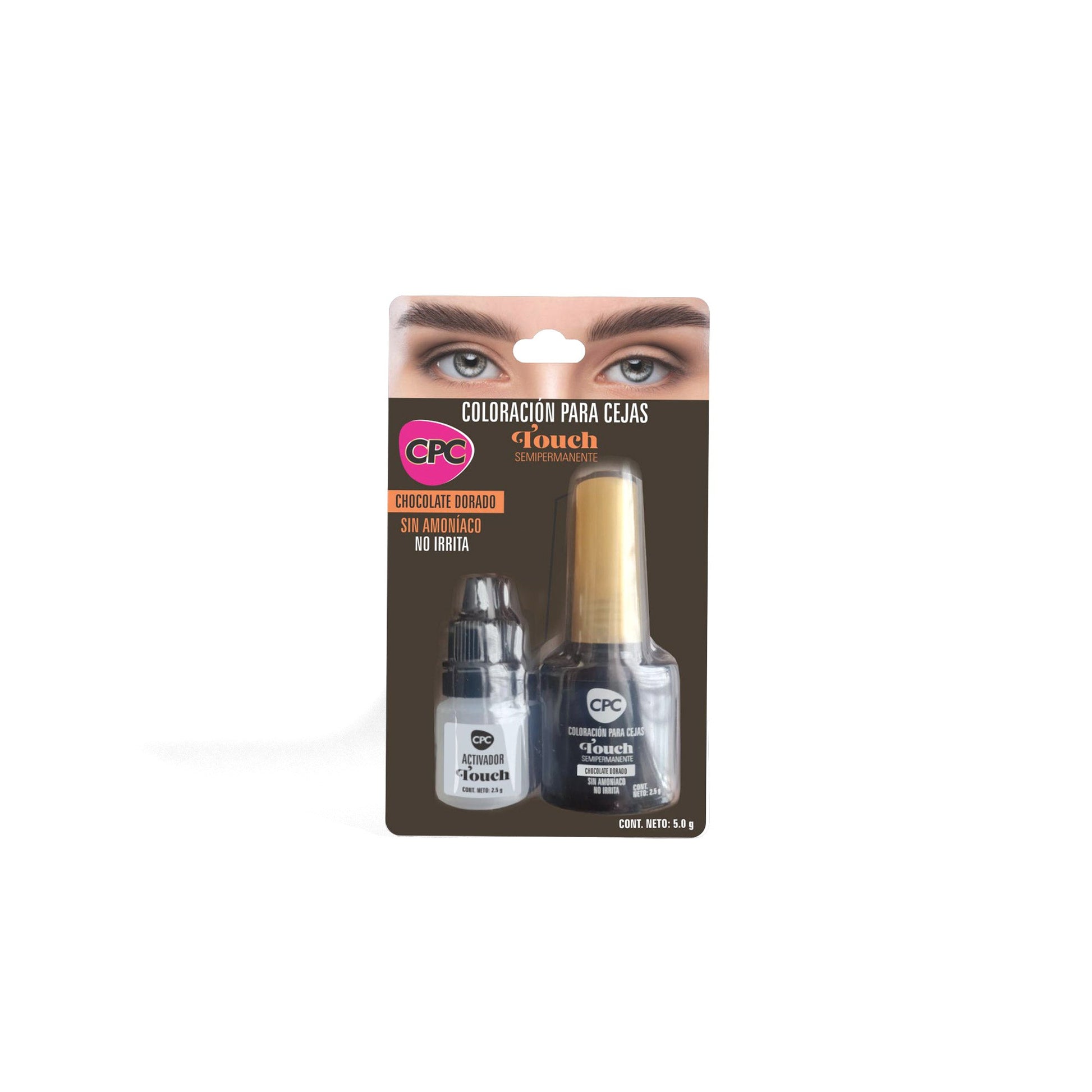 Kit Tinte para Cejas Chocolate Dorado x4.5ml by Meicy's