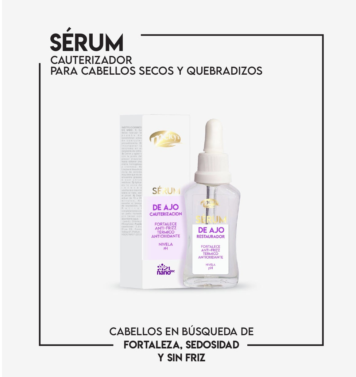 Sérum de Ajo Restaurador Meicy's