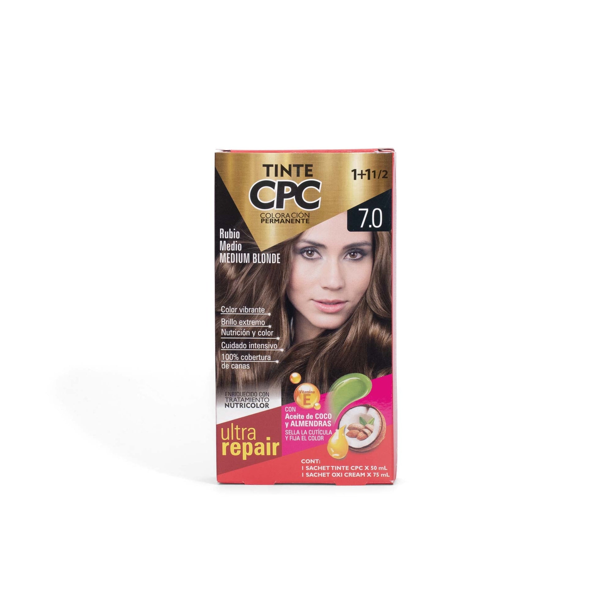 Tinte CPC 7.0 Rubio Medio x50ml by Meicy's