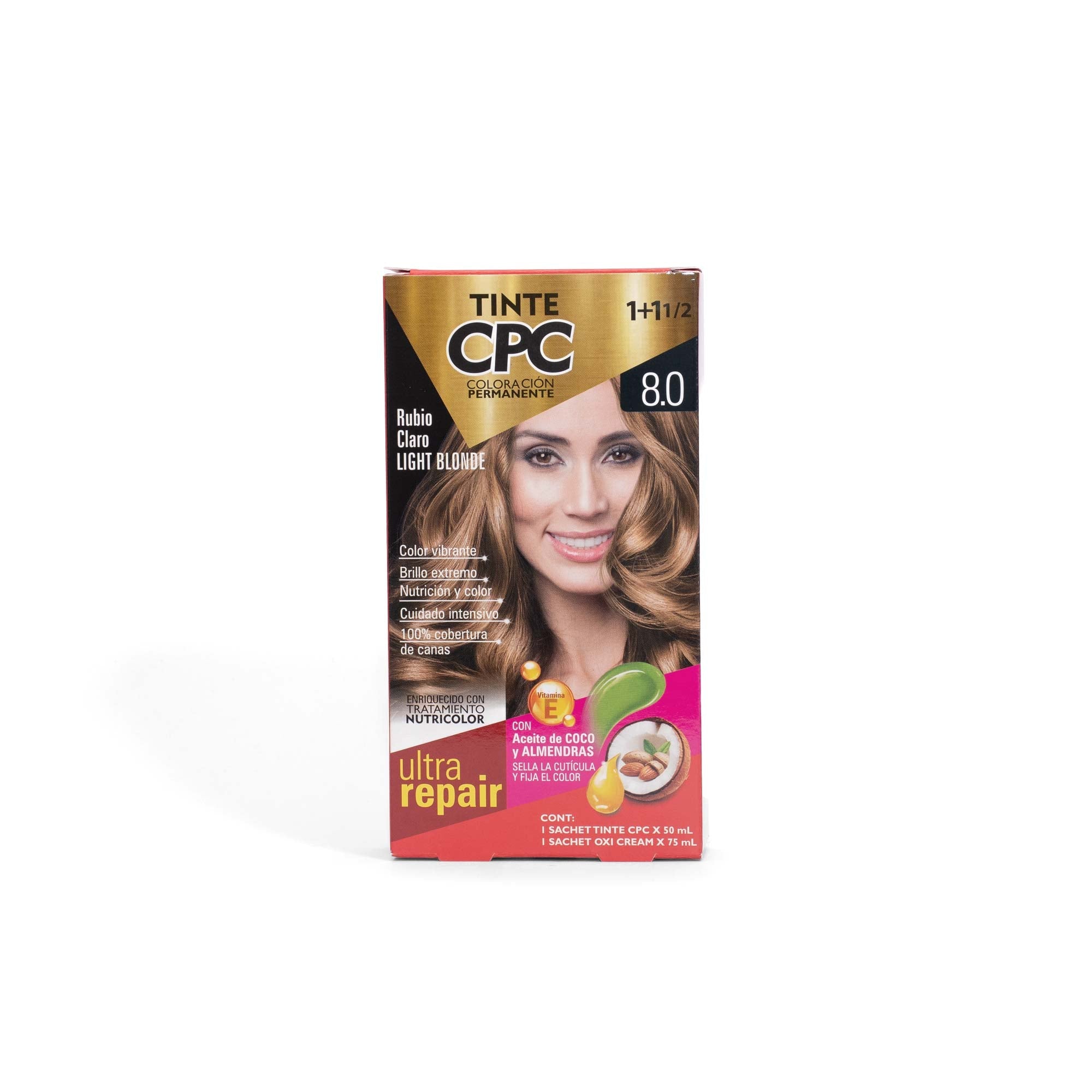 Tinte CPC 8.0 Rubio Claro x50ml