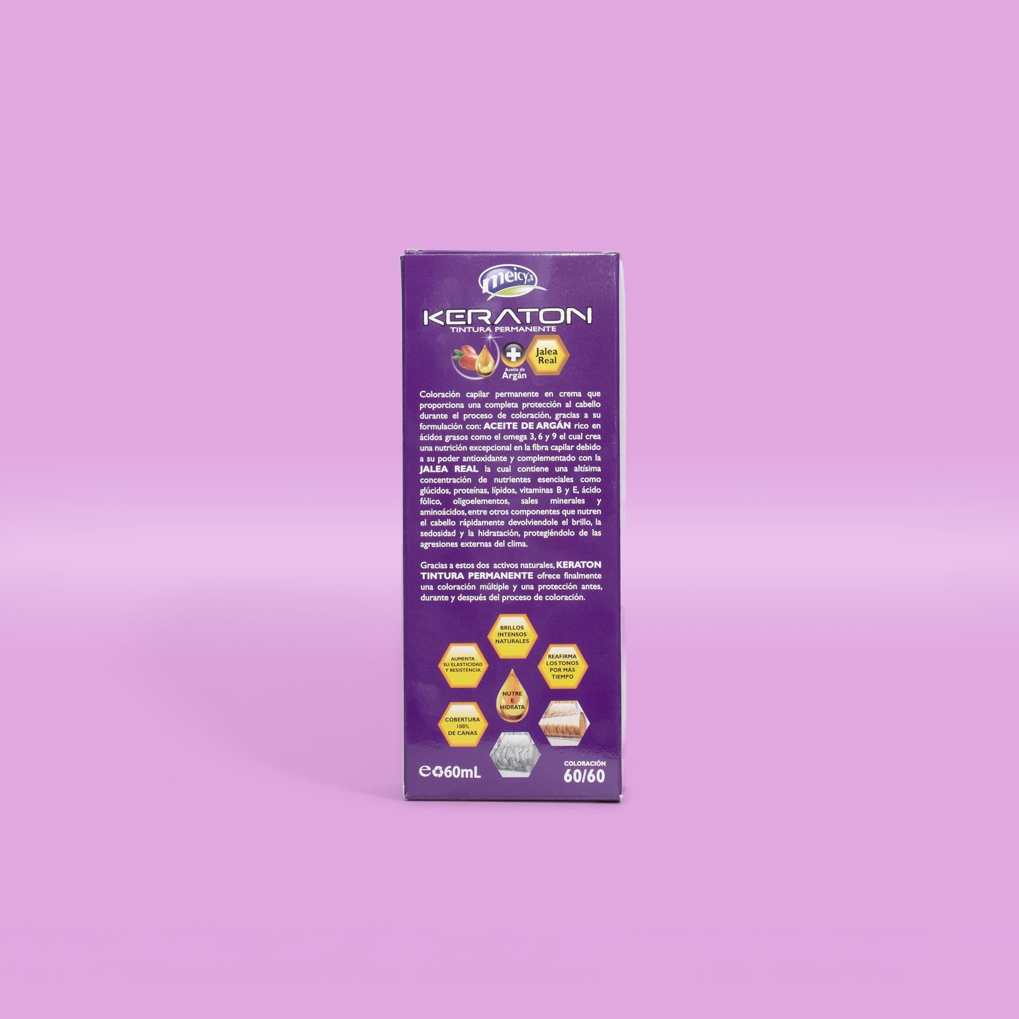 Tinte Keraton Permanente 1.0 Negro x60ml