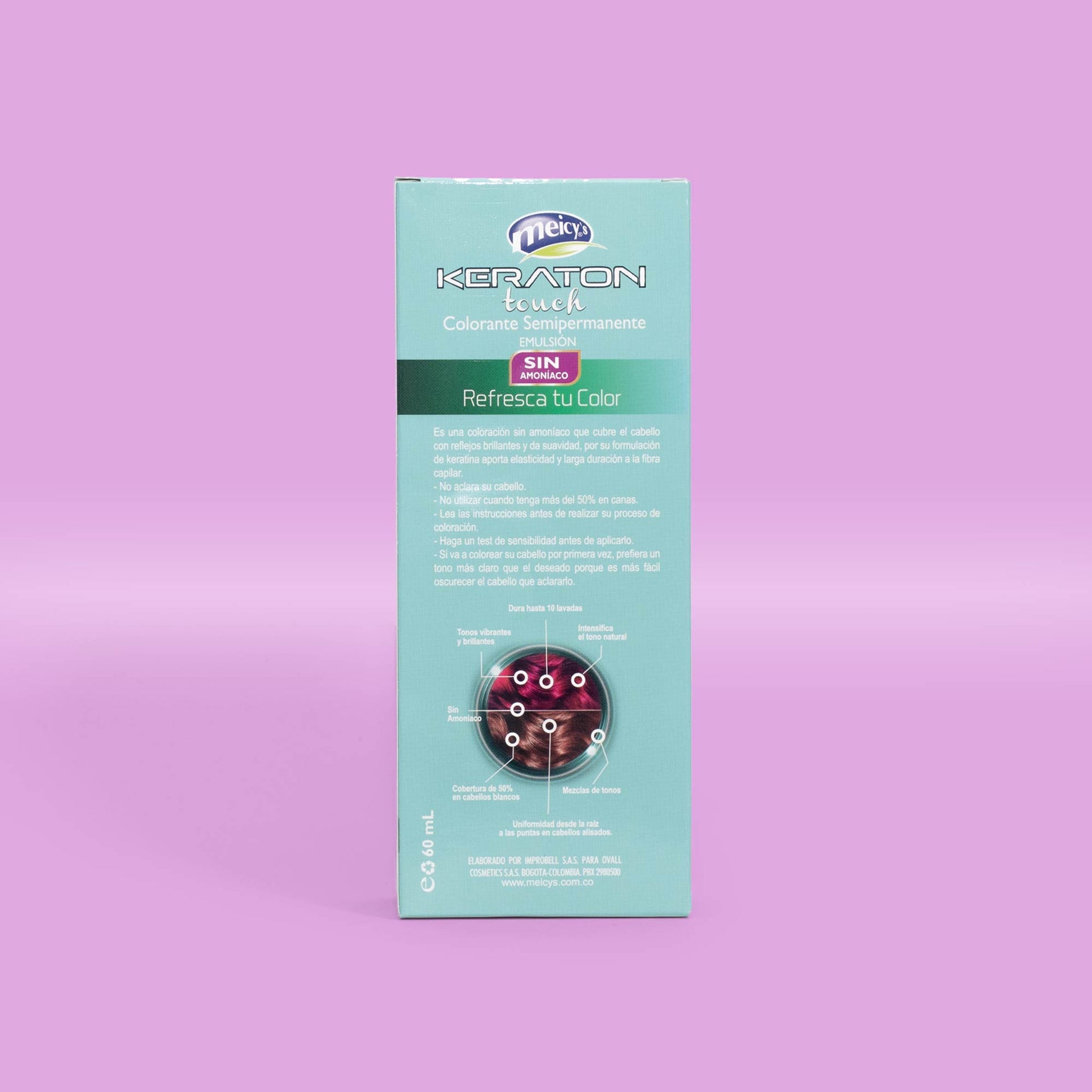 Tinte Keraton Touch 6.7 Chocolate x60ml by Meicy's