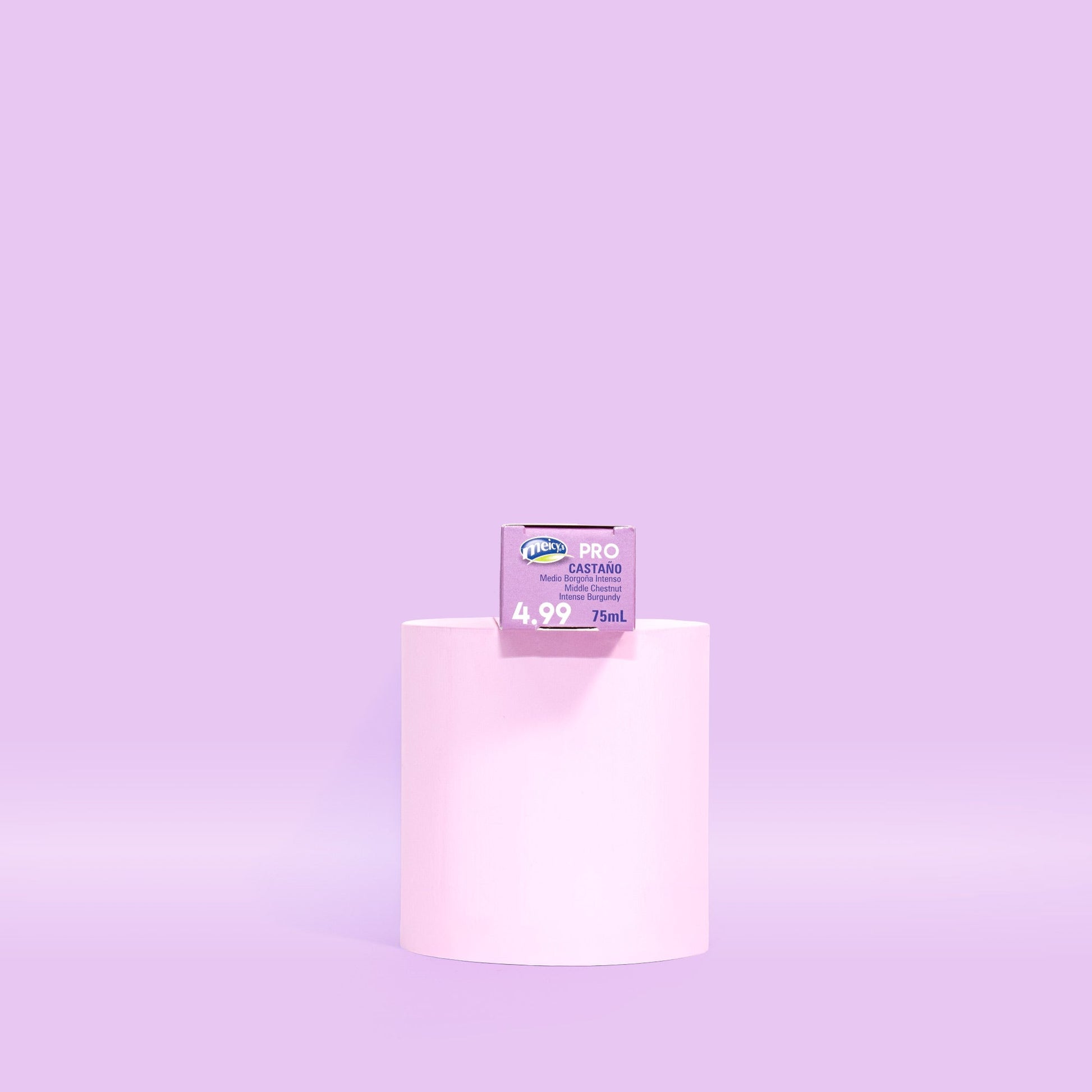 Tinte Meicys Professional Colors 4.99 Castaño Medio Borgoña Intenso x75ml